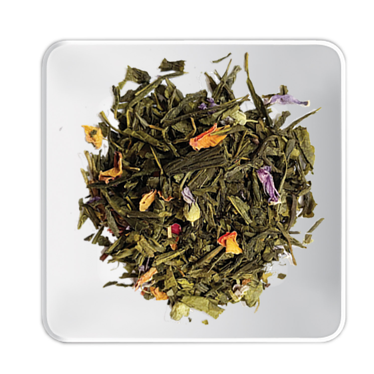 &quot;Keleti virágok&quot; ízesített , szálas zöld tea