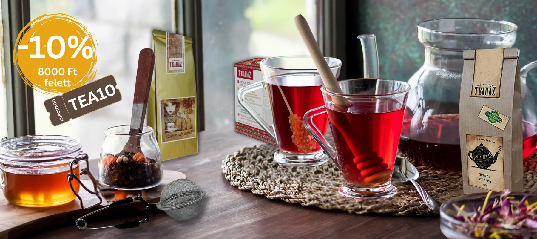 Májusi tea aranyat ér!