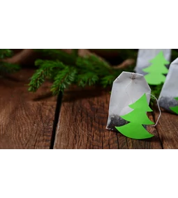 Karácsonyi díszek teafilterpapírból