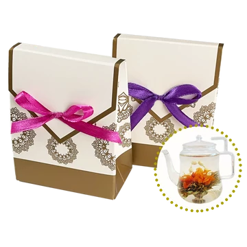 Virágzó tea arany dobozkában