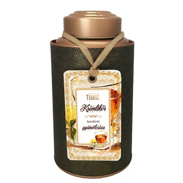 Krémlikőr ízesítésű gyümölcstea hengeres díszdobozban 300g