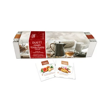 Almás süti ízesített gyümölcstea Gyömbéres narancs ízesített gyümülcstea