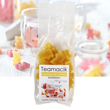 Teamacik őszibarack-citrom ízesítésben 118g 