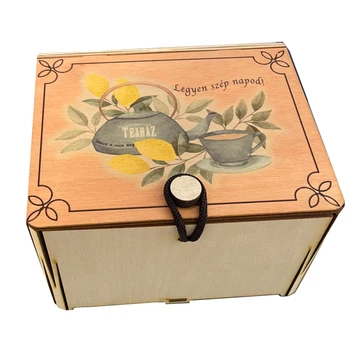 &amp;quot;Vintage Garden&amp;quot; -  Gárdonyi Teaház filteres teák fadobozban