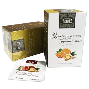 Gárdonyi Teaház gyümölcstea gyömbéres narancs ízesítéssel 40g