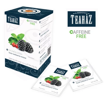Gárdonyi Teaház gyümölcstea szeder ízesítéssel és mentával 40g