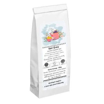 Earl Grey ízesített fekete tea 100 g