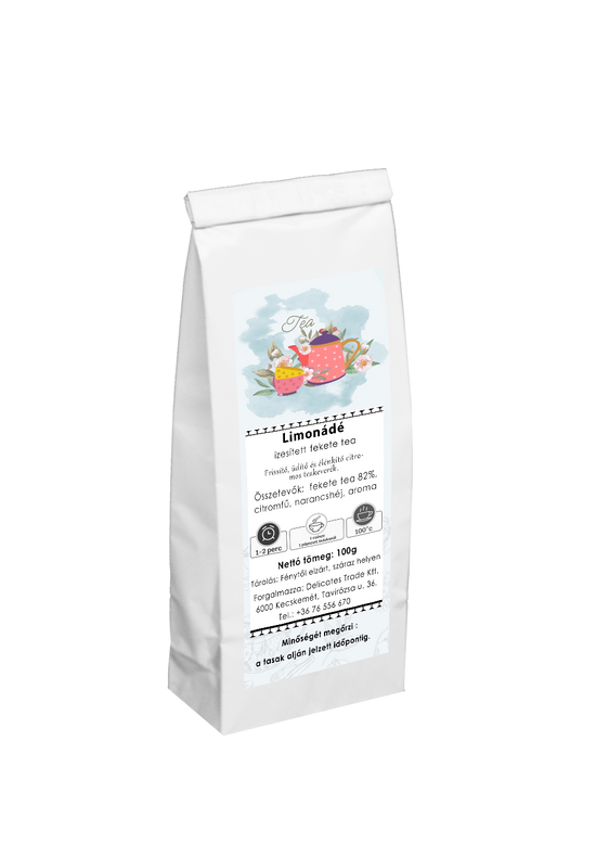 Limonádé ízesítésű fekete tea 100 g