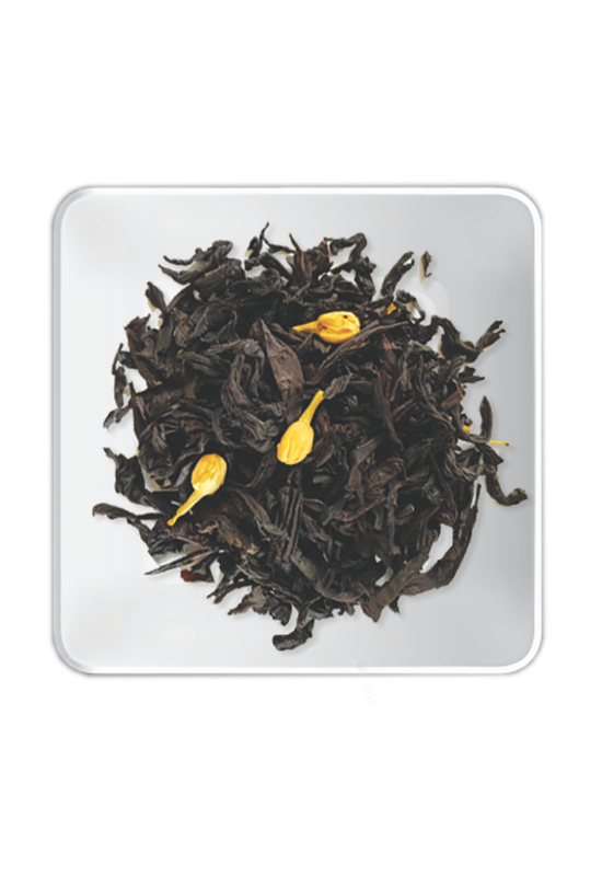jázmin virág ízesítésű fekete tea