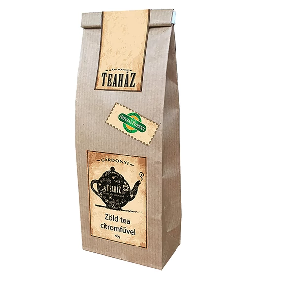 Zöld tea indiai citromfűvel szálas tea 100g